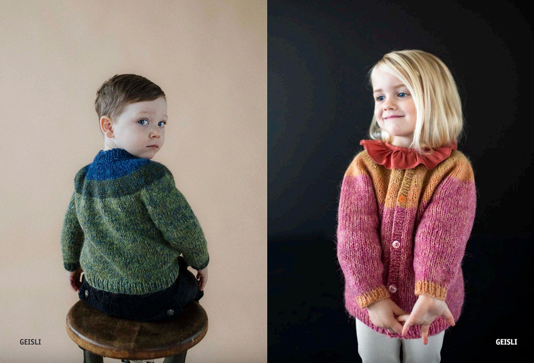 Istex Lopi Book #42 pattern book geisli childrens sweater