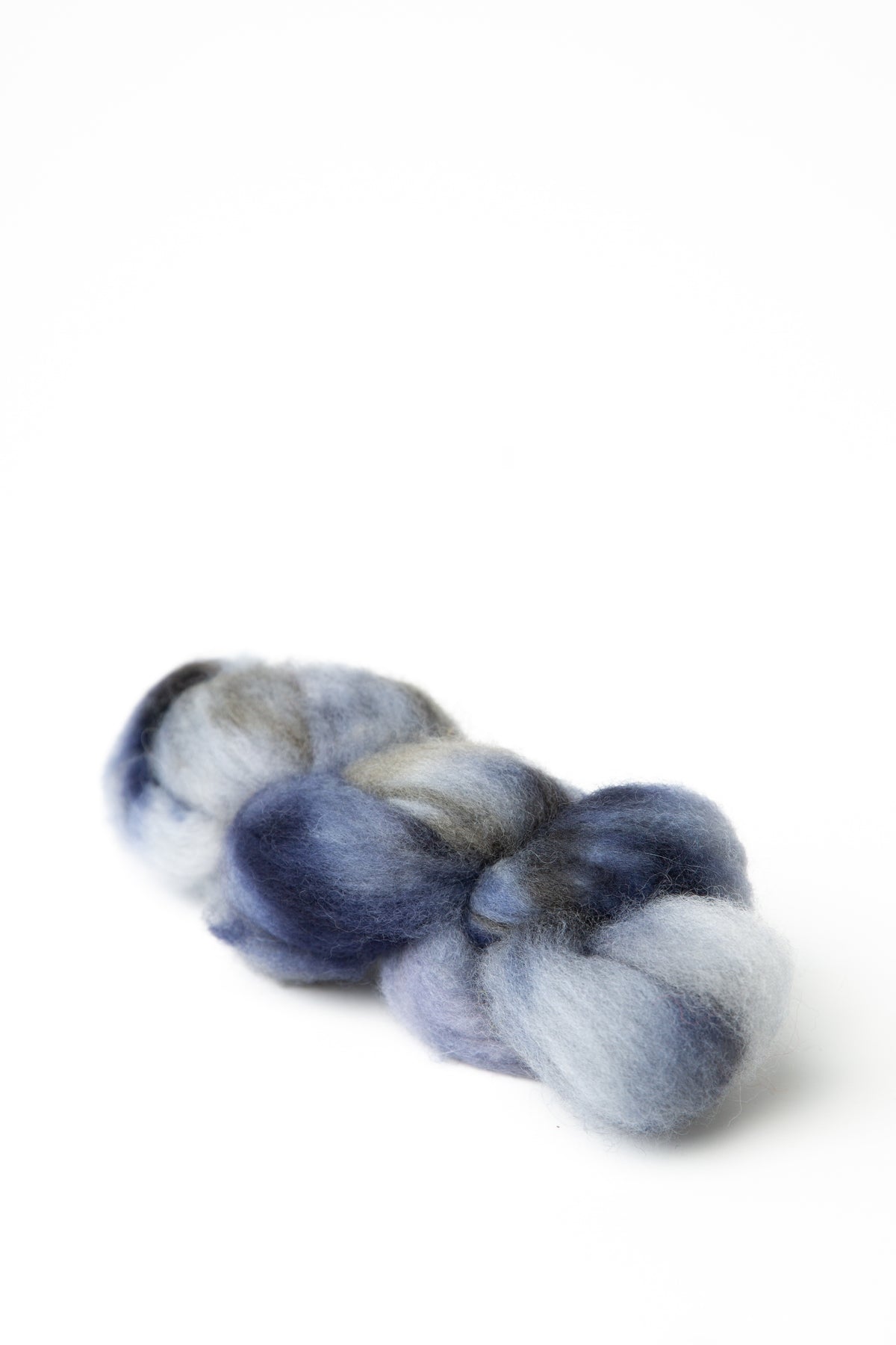 Fleece Artist Corriedale Sliver wool inky