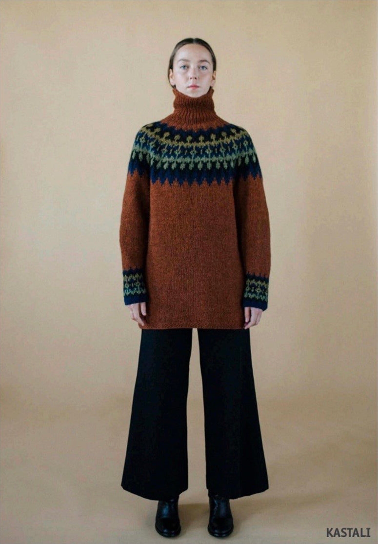 Istex Lopi Book #42 pattern book kastali sweater