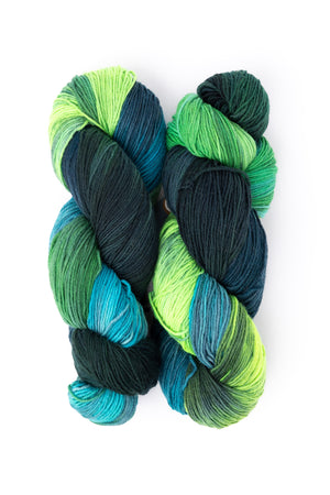 Fleece Artist Organic Cottage Socks National Parks merino wool nylon kluane