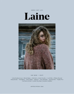 Laine Magazine Isuue 7 Winter Spring 2019 pattern book cover