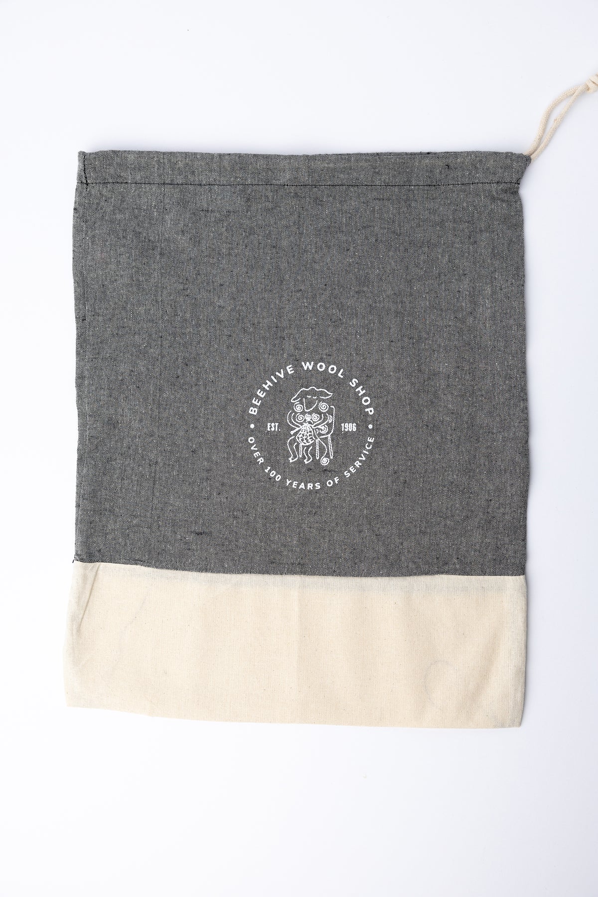Beehive Project Bag recycled cotton large