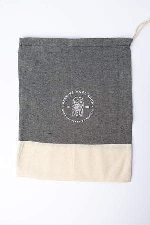Beehive Project Bag recycled cotton large