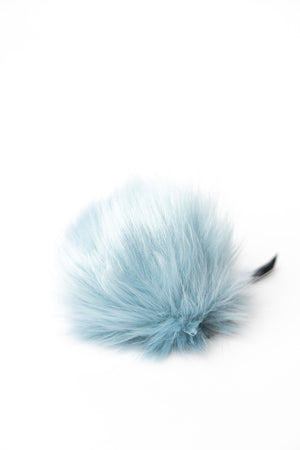 Yarnboler Faux Fur Pompom Large light blue