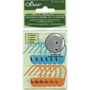 Clover Locking Stitch Marker jumbo