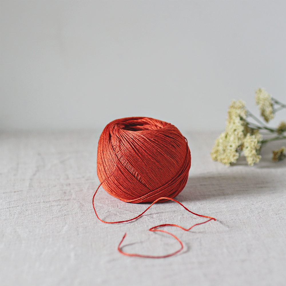 De Rerum Natura Antigone linen mandarine