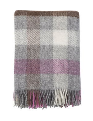 Klippan Gotland Throw wool multi-pink