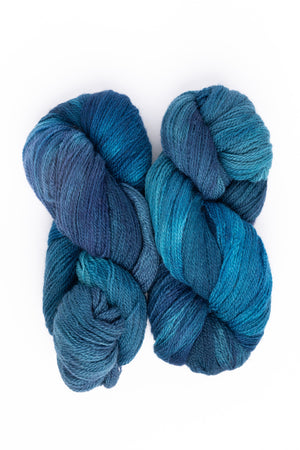 Fleece Artist BFL 2/8 blue faced leicester wool ocean