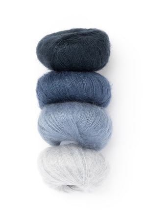 Alexandra's Airplane Scarf Kit Knitting for Olive Soft Silk Mohair mohair silk ocean surf