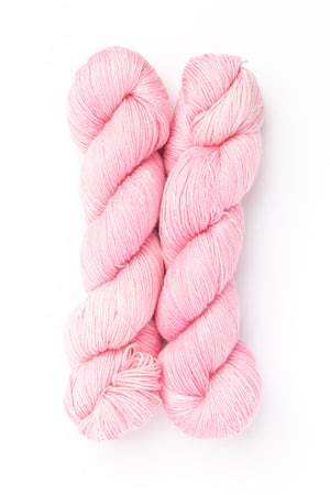 Gathering Yarn Summertime Painted Sock wool bamboo cotton pink sps