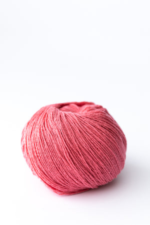 Knitting For Olive Pure Silk bourette silk raspberry pink