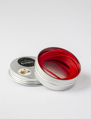 The Knitting Barber Cord silicone red