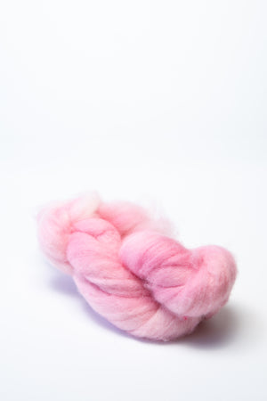 Fleece Artist Corriedale Sliver wool rose
