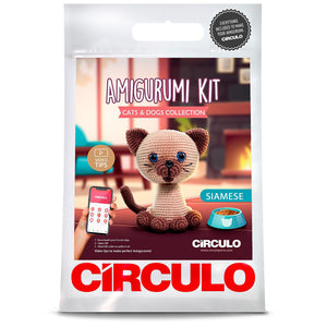 Circulo Amigurumi Kits crochet cotton siamese cat