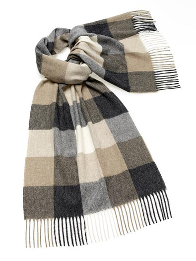 Bronte by Moon Merino Lambswool Stole merino lambswool sledmere neutral