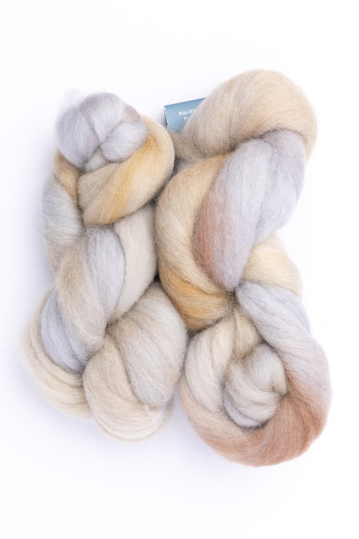 Fleece Artist Corriedale Sliver wool smoke