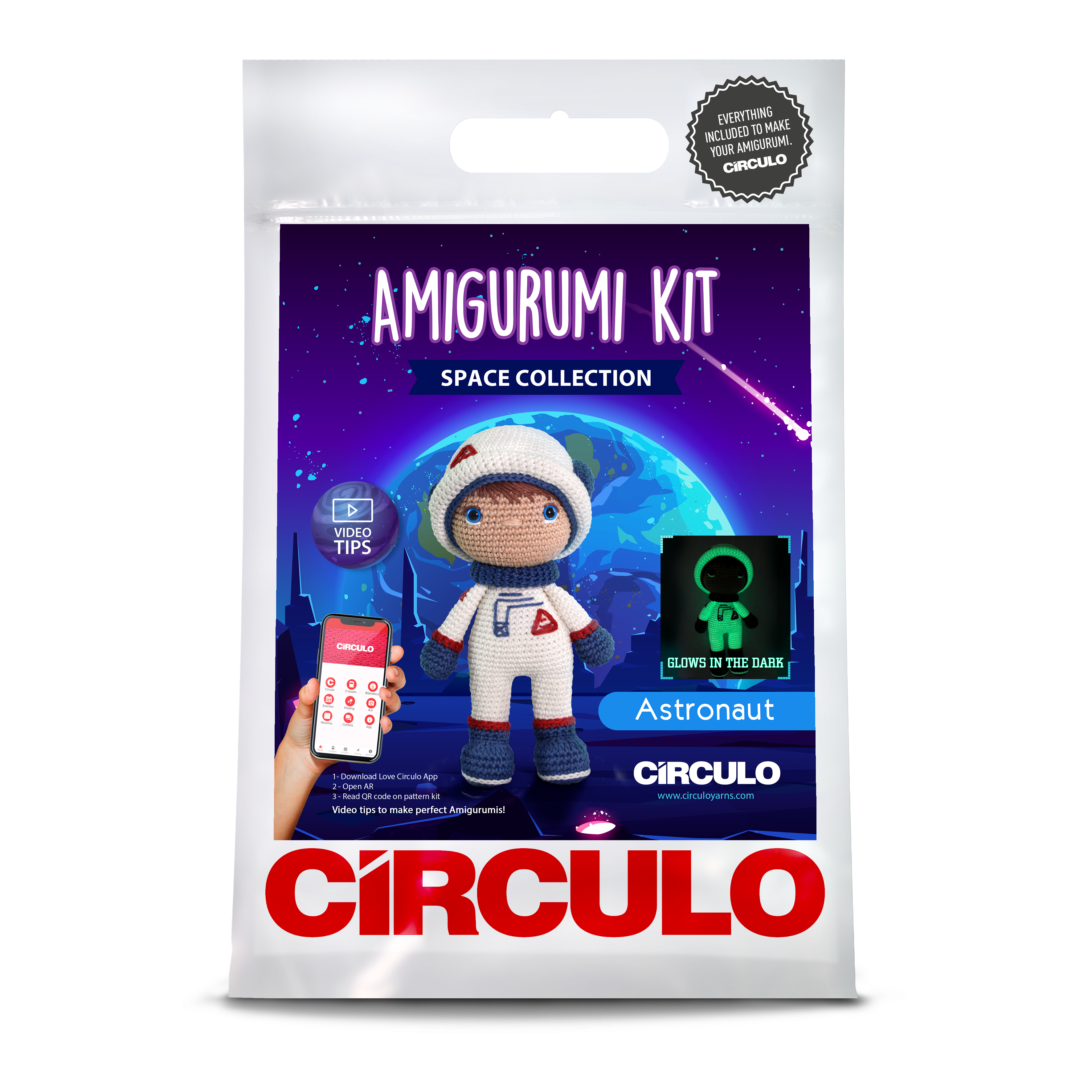Circulo Cotton Amigurumi Kit - Unicorn - 7891113019552