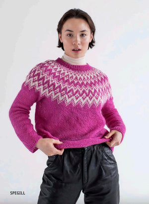 Istex Lopi Book #42 pattern book spegill sweater