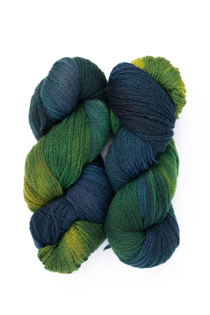 Fleece Artist BFL 2/8 blue faced leicester wool spruce