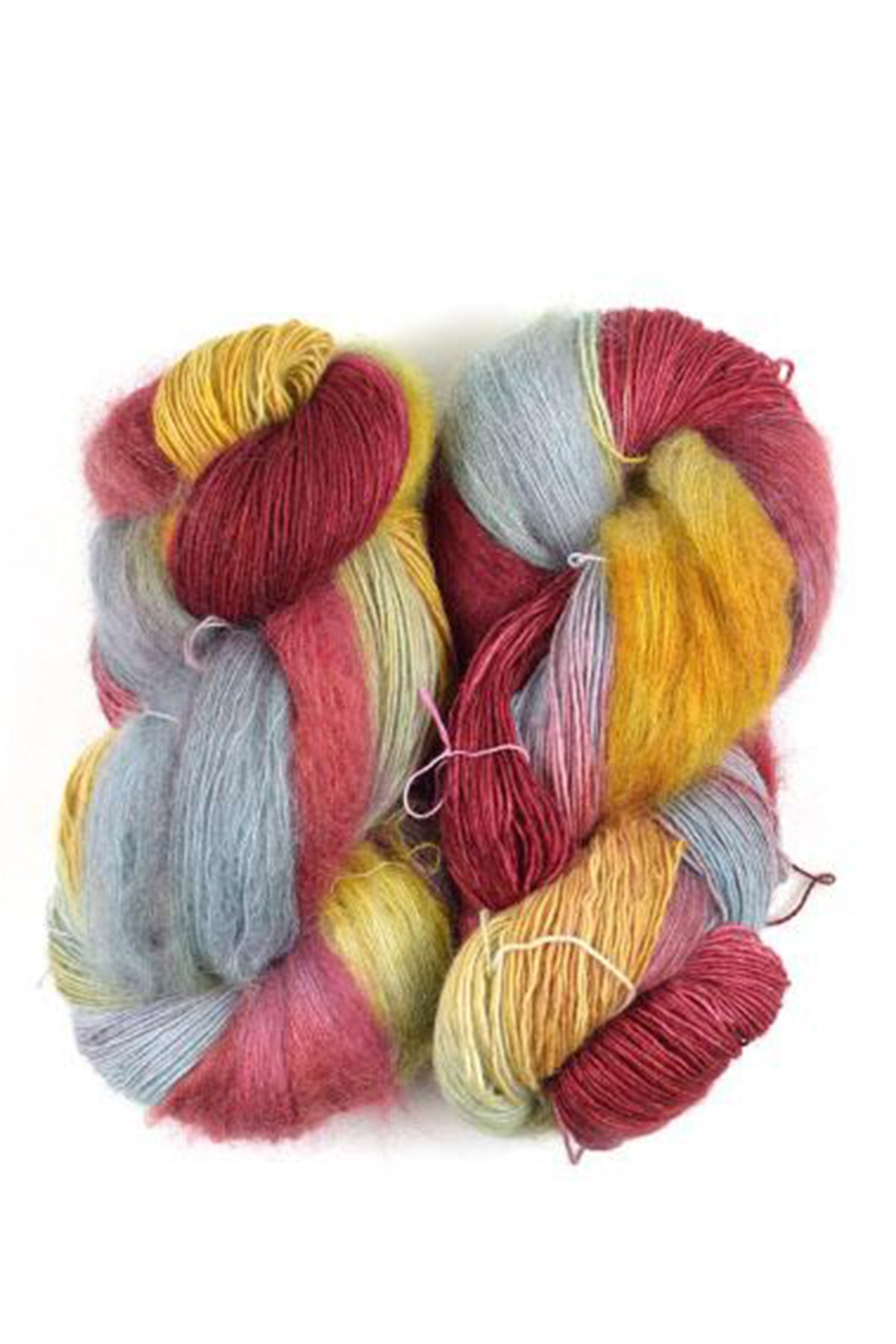 Fleece Artist Halo Bundle mohair nylon superwash merino wool sugar plum