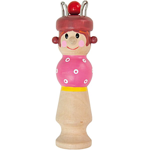 Rico Design Knitting Doll wood metal sylvie pink