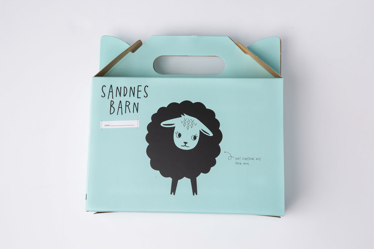 Sandnes Garn Learn to Knit Kit Sandnes Garn Fritidsgarn wool knitting needles booklet