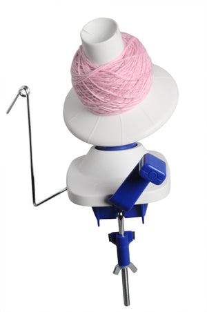 Knitter's Pride Wool Winder plastic blue and white